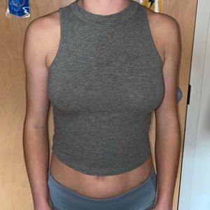 Gray Tight Top